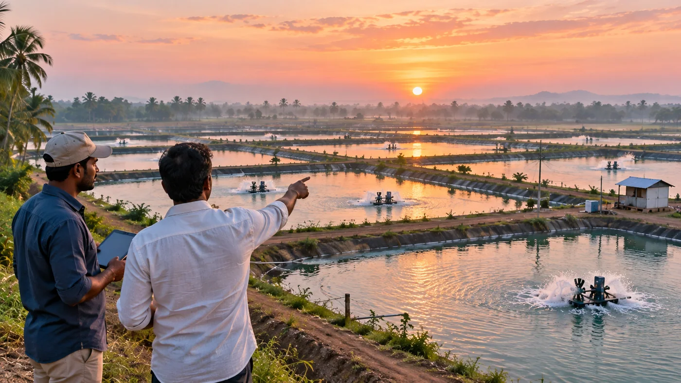 How Many Acres of Ponds Do You Need to Make ₹20 Lakhs Annual Net Profit in Indian Aquaculture?