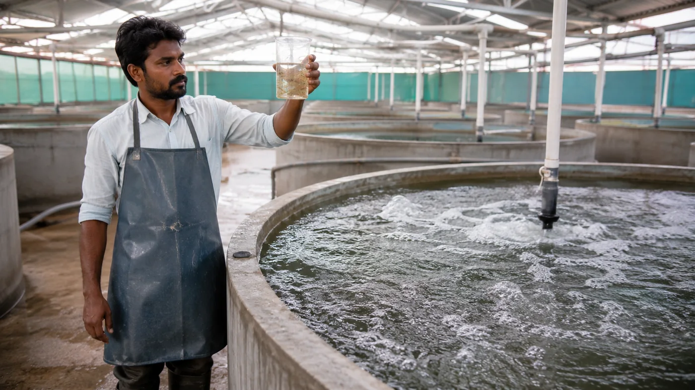 Concrete Tank Intensive Shrimp Culture: 10 to 15 kg/m3 Biomass Management Protocols