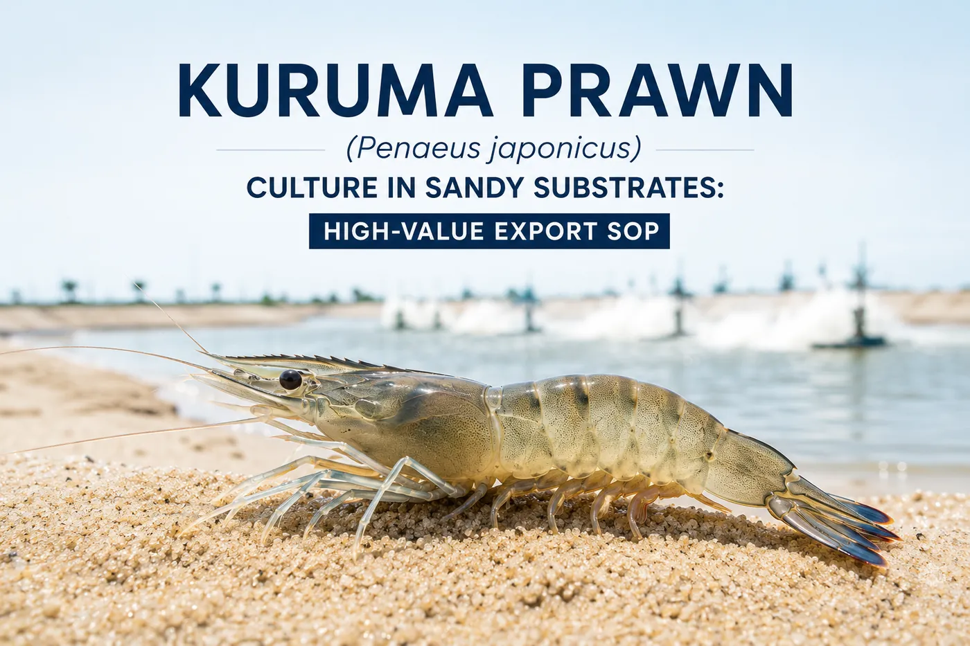 Kuruma Prawn (Penaeus japonicus) Culture in Sandy Substrates: High-Value Export SOP