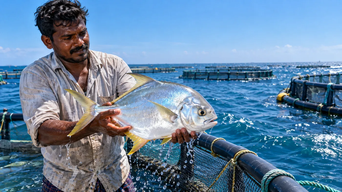 Silver Pompano Marine Farming: Fast-Growing Premium Fish That Outearns Seabass in Coastal Cages & Ponds