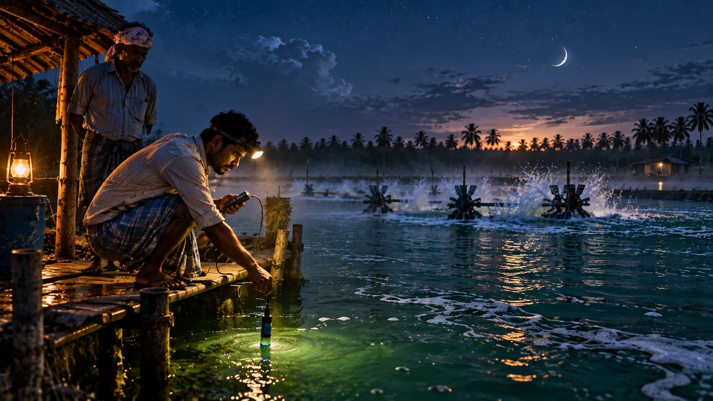 The 3 AM Oxygen Trap: Why Fish and Shrimp Die at Dawn (And The 4.0 ppm Rule That Saves Them)