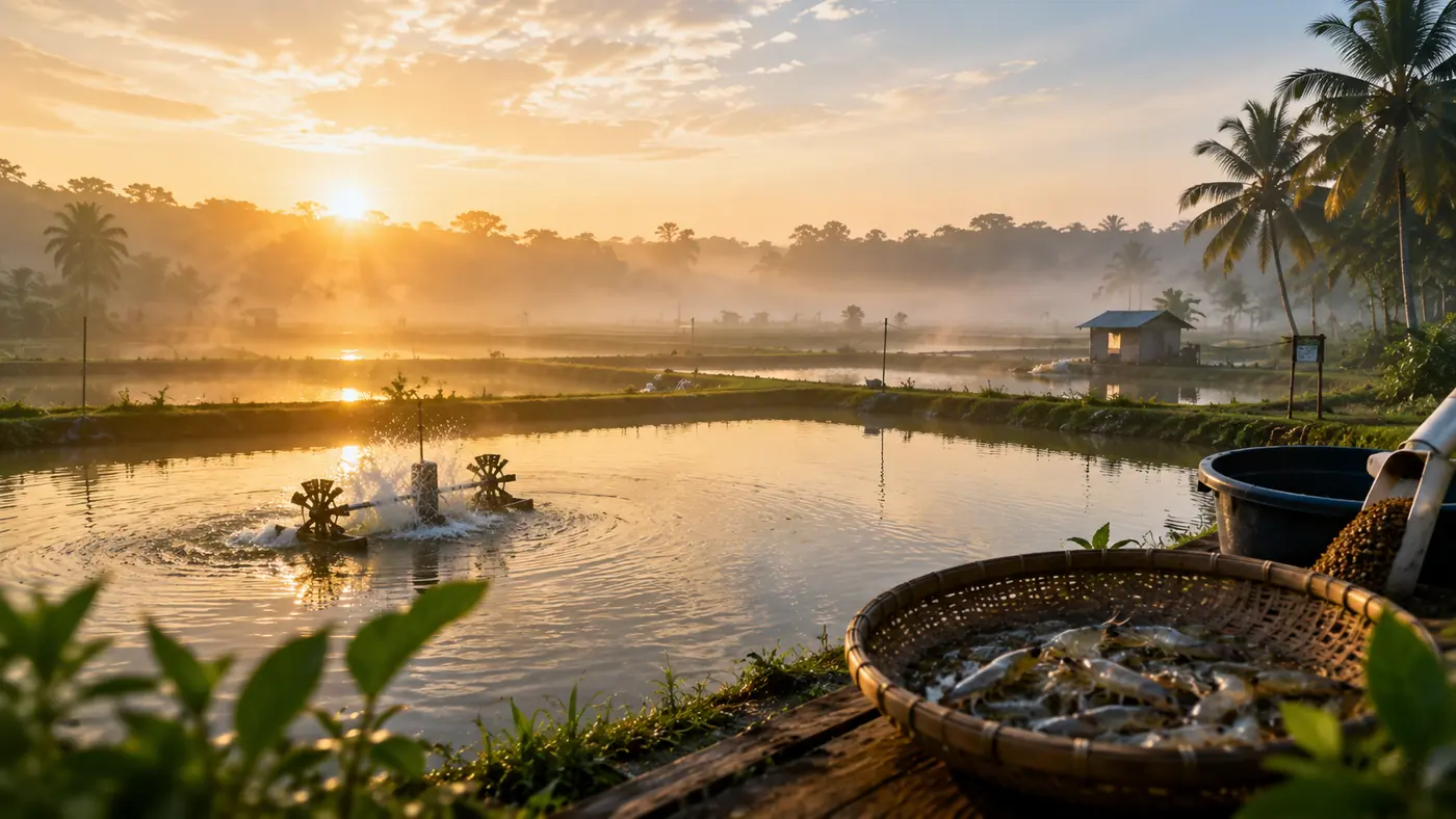 Winter Crop Survival Blueprint: Managing Low Temperatures, Slow Digestion & White Gut in Shrimp Farming