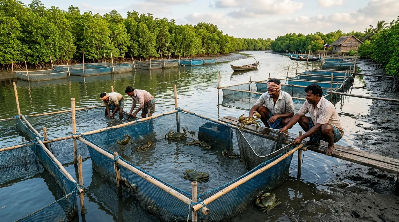 Mud Crab & Mangrove Crab Farming & Fattening Protocol