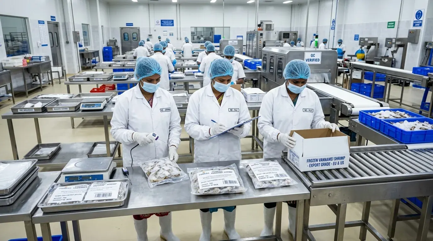 US Seafood Import Demand Surges 14%: Vannamei 30-Count Rates Rally in Andhra Pradesh